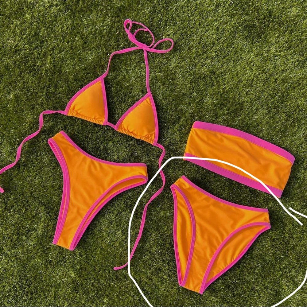 Jessie Orange Dreamsicle Bikini Bottom - NWT XL Limited Edition 93 Play Street